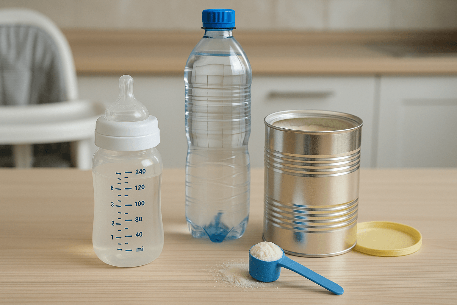 Welches stilles wasser für Babynahrung